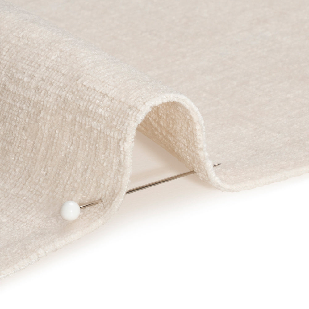 Otta Ivory Polyester Chenille Woven Detail Otta Ivory Polyester Chenille Woven Detail