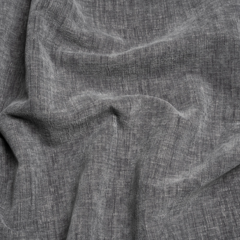 Otta Smoke Polyester Chenille Woven Otta Smoke Polyester Chenille Woven