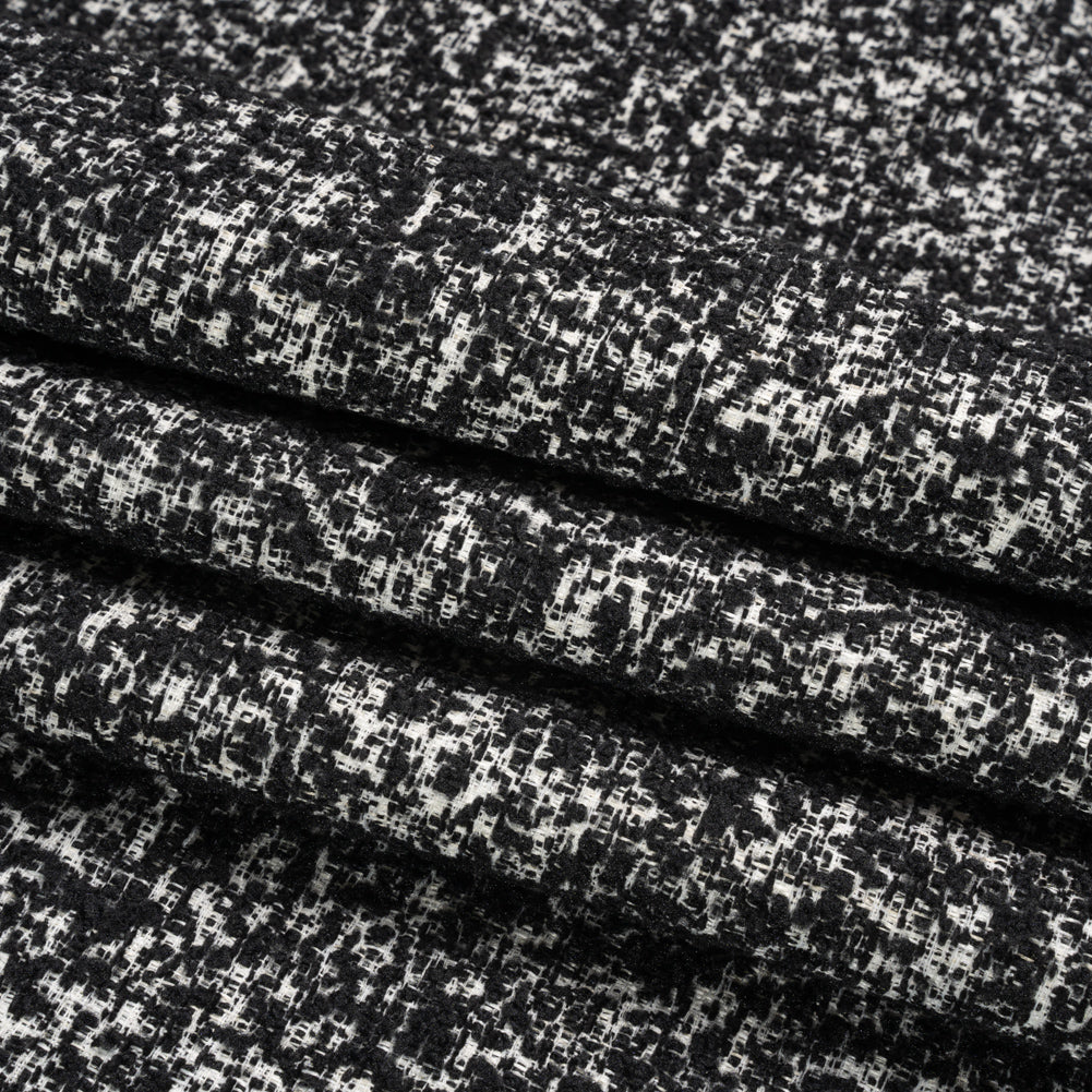 Crypton Zebra Polyester Tweedy Upholstery Boucle Folded Crypton Zebra Polyester Tweedy Upholstery Boucle Folded