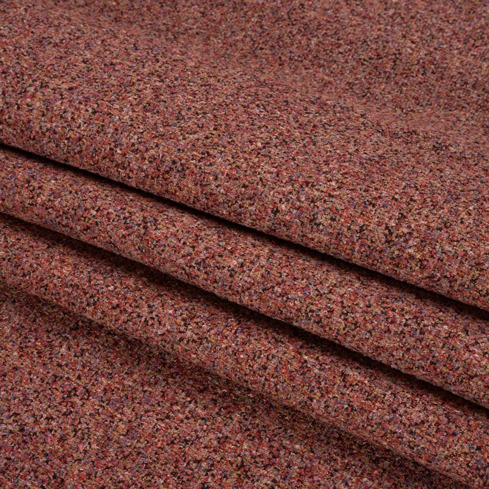 Crypton Berry Tweedy Stain Resistant Upholstery Boucle Folded Crypton Berry Tweedy Stain Resistant Upholstery Boucle Folded