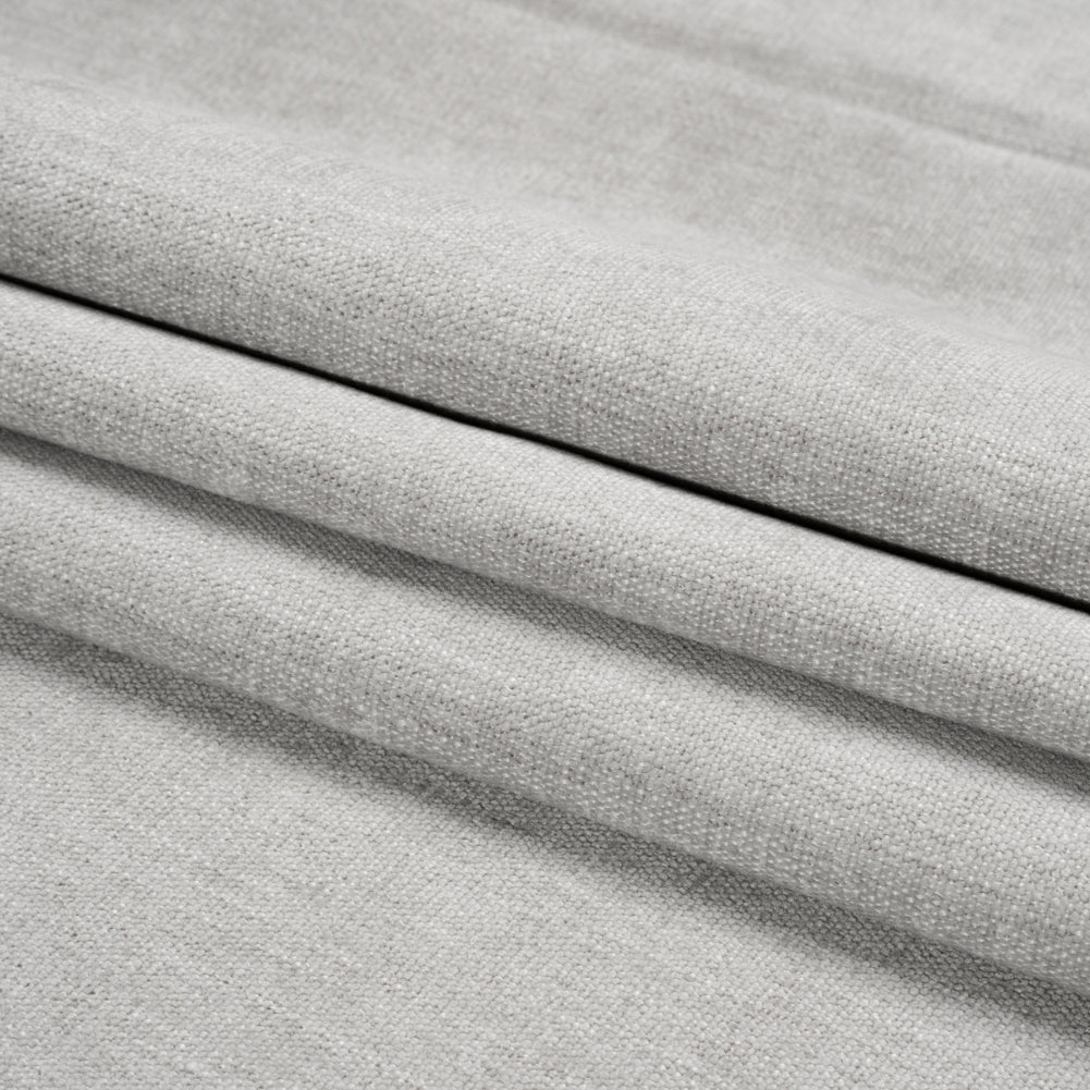 Crypton Pewter Stain Resistant Performance Upholstery Chenille Woven Folded Crypton Pewter Stain Resistant Performance Upholstery Chenille Woven Folded