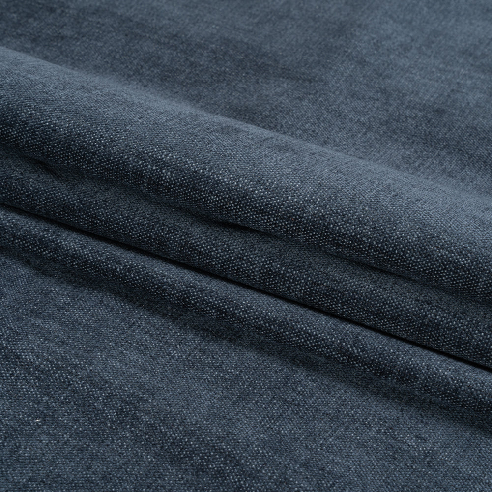 Crypton Indigo Stain Resistant Performance Upholstery Chenille Woven Folded Crypton Indigo Stain Resistant Performance Upholstery Chenille Woven Folded