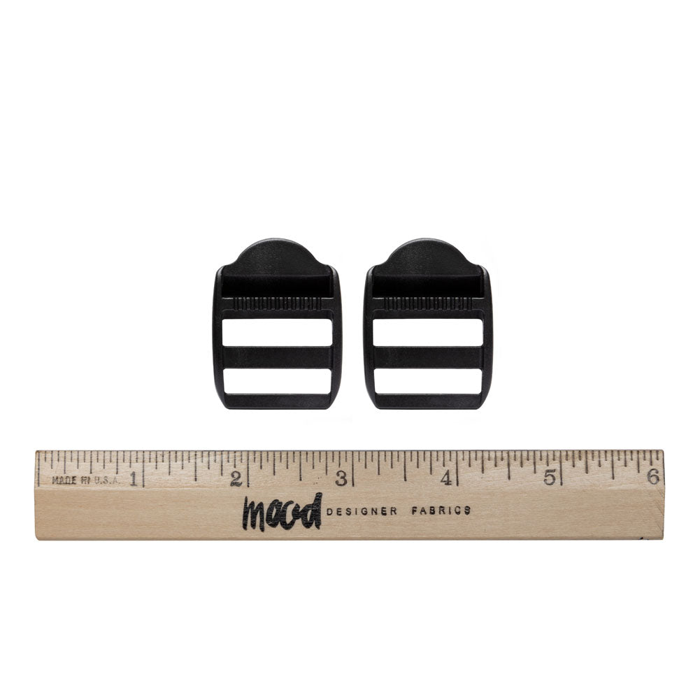 Dritz Black Strap Adjusters for 1" Strap - 2 ct Full Dritz Black Strap Adjusters for 1" Strap - 2 ct Full