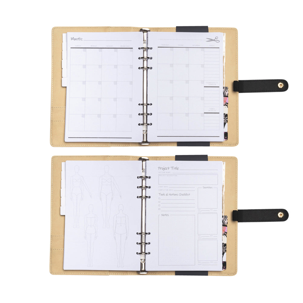 Designer Sewing Planner 2nd Edition by Mood - Undated A5, 5.875" x 8.25" - Full Designer Sewing Planner 2nd Edition by Mood - Undated A5, 5.875" x 8.25" - Full