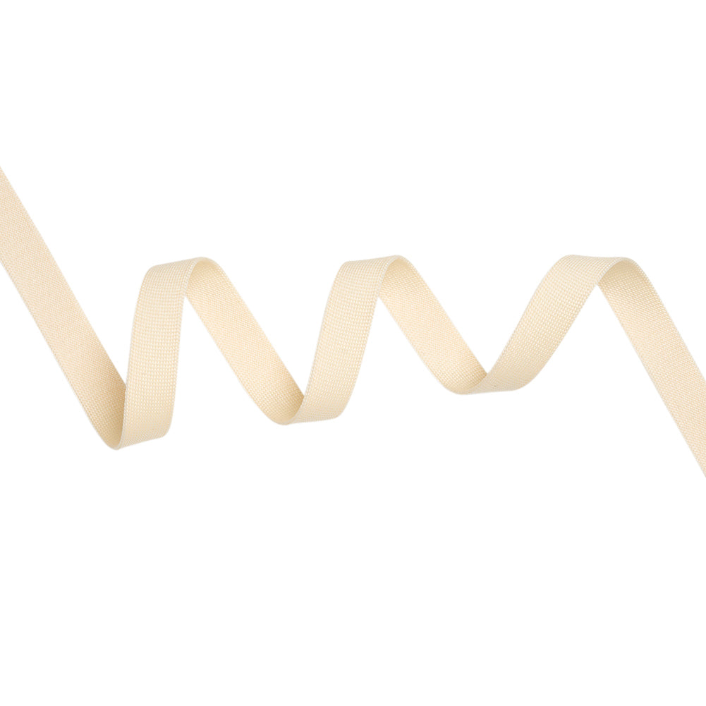 Cream Polyester Knit Tape - 12mm Cream Polyester Knit Tape - 12mm