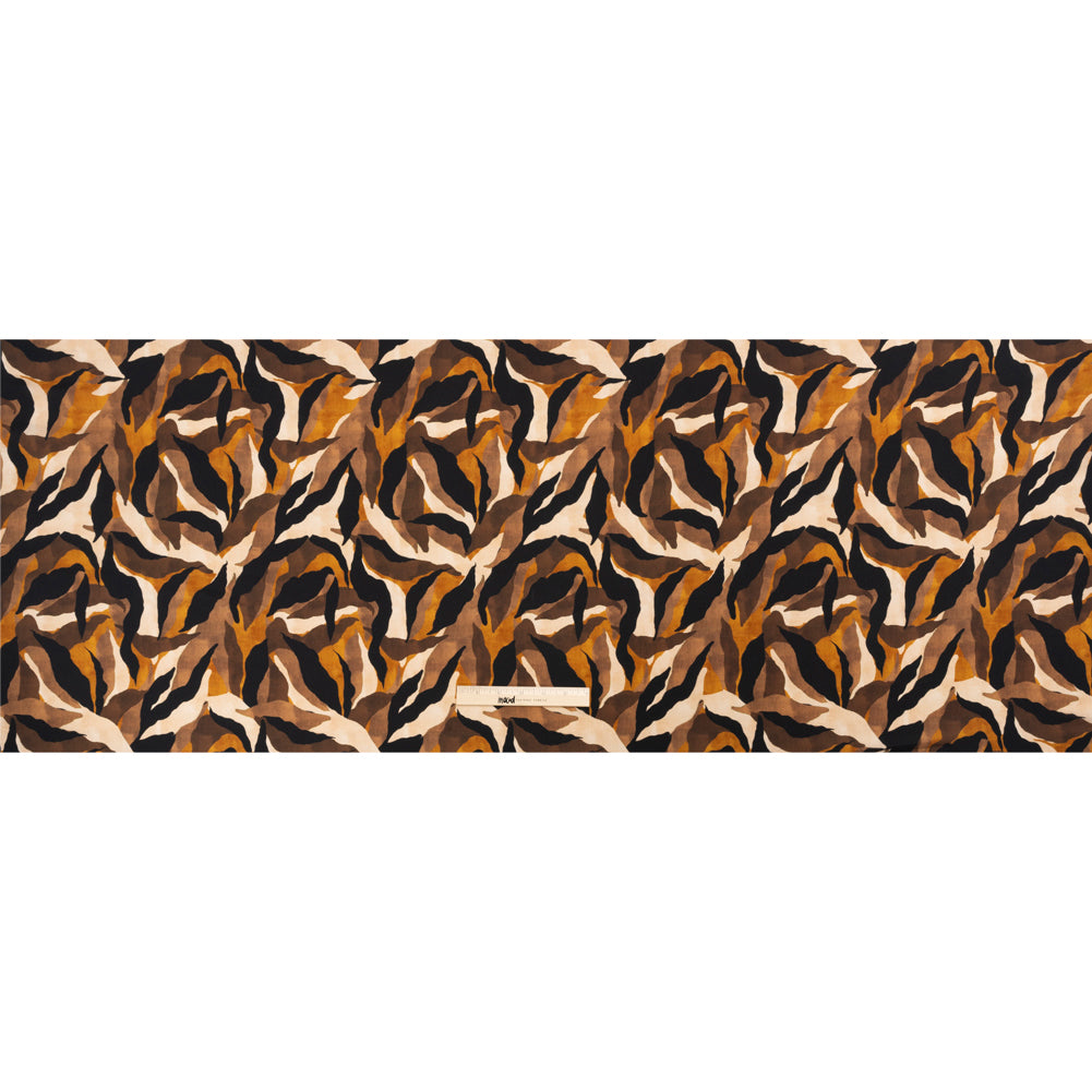 Mood Exclusive Brown Drowsy in Daintree Lightweight Polyester Crepe Full Mood Exclusive Brown Drowsy in Daintree Lightweight Polyester Crepe Full