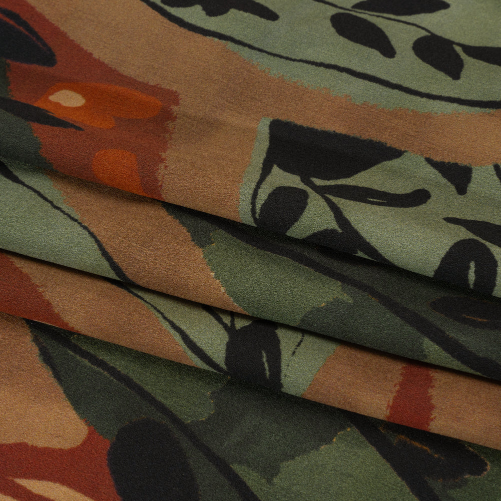 Mood Exclusive Rust Vine Time Lightweight Recycled Polyester Crepe Folded Mood Exclusive Rust Vine Time Lightweight Recycled Polyester Crepe Folded