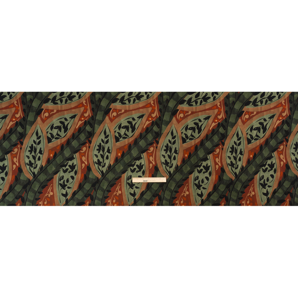Mood Exclusive Rust Vine Time Lightweight Recycled Polyester Crepe Full Mood Exclusive Rust Vine Time Lightweight Recycled Polyester Crepe Full