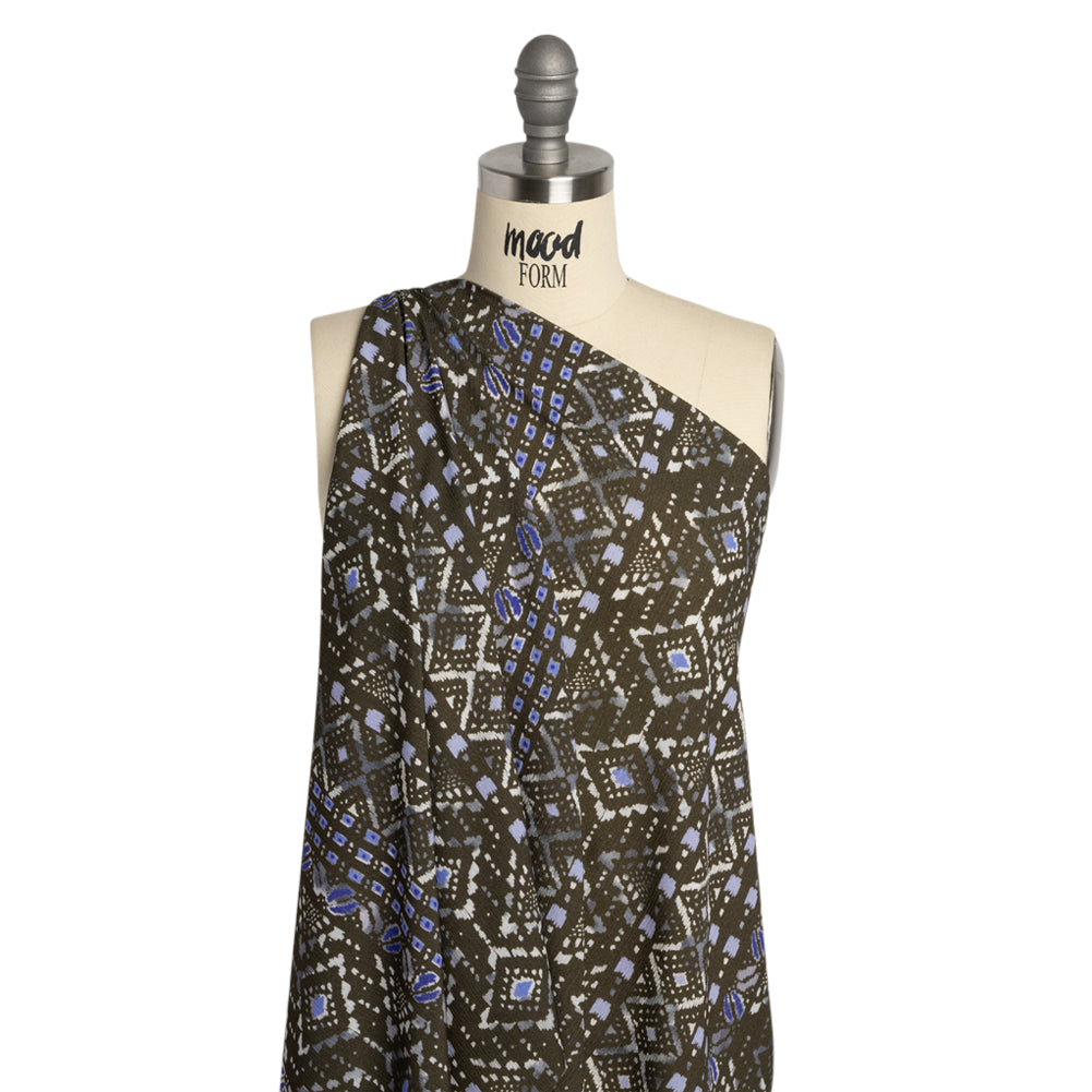 Mood Exclusive Black Sumatra Summit Crinkled Gauzy Viscose Crepe Detail Mood Exclusive Black Sumatra Summit Crinkled Gauzy Viscose Crepe Detail