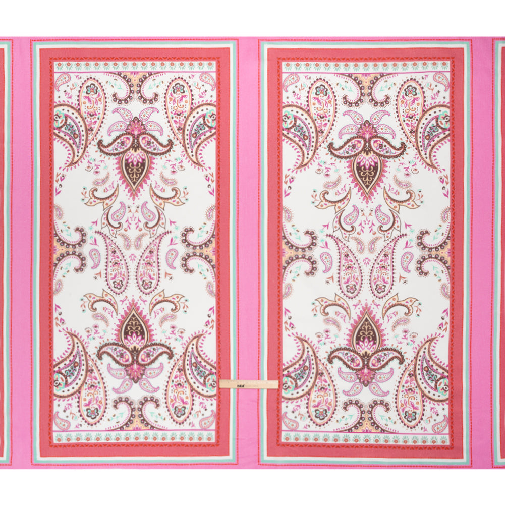 Mood Exclusive Pink Whimsical Wardrobe Slubbed Gauzy Cotton Woven Panel Full Mood Exclusive Pink Whimsical Wardrobe Slubbed Gauzy Cotton Woven Panel Full