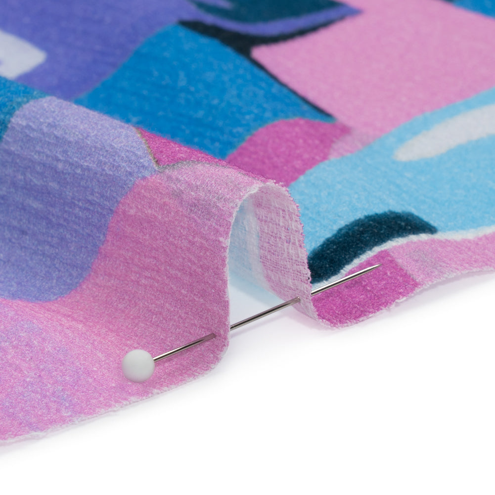 Mood Exclusive Purple Mid Mod Mushroom Slubbed Gauzy Cotton Woven Detail Mood Exclusive Purple Mid Mod Mushroom Slubbed Gauzy Cotton Woven Detail