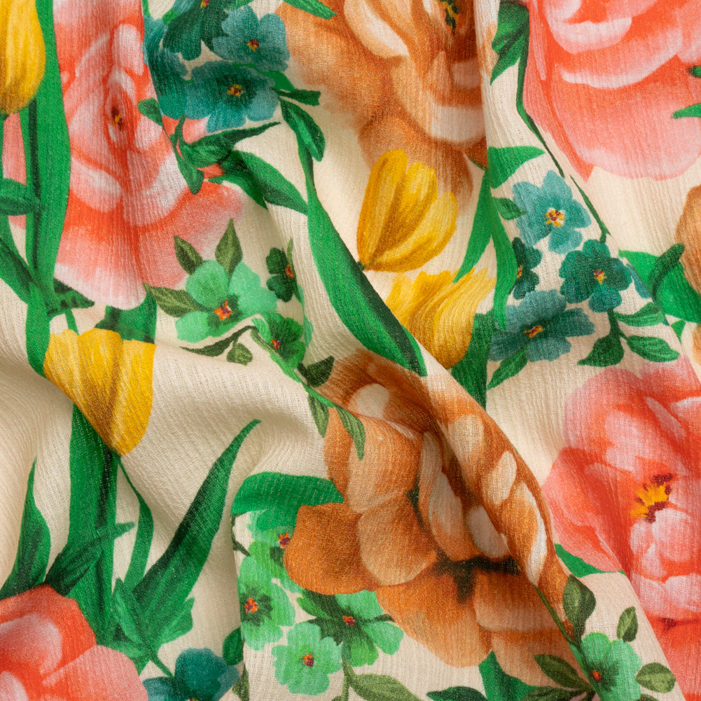 Mood Exclusive Cream Rose Dawn Slubbed Gauzy Cotton Woven Mood Exclusive Cream Rose Dawn Slubbed Gauzy Cotton Woven