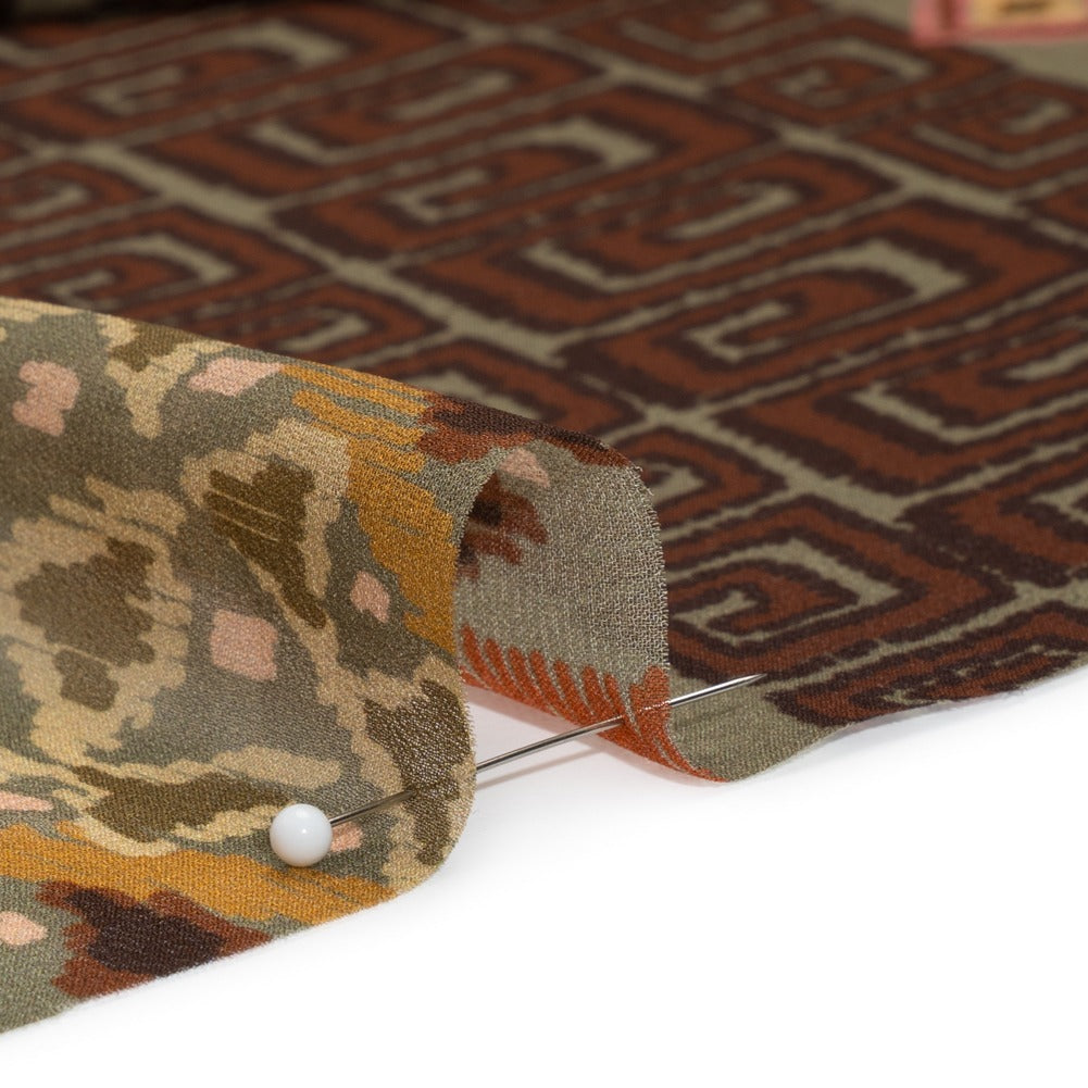 Mood Exclusive Olive Style Central Viscose Chiffon Detail Mood Exclusive Olive Style Central Viscose Chiffon Detail