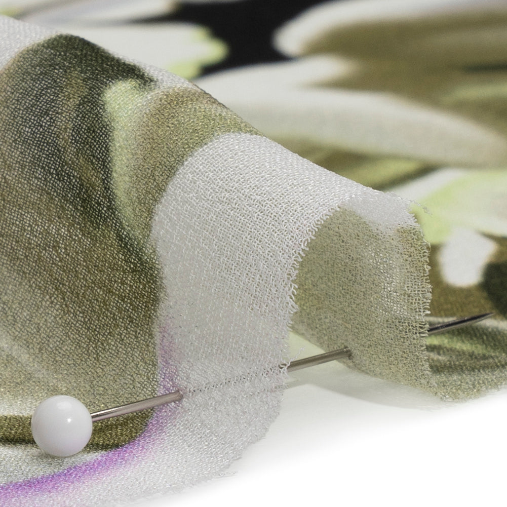Mood Exclusive Peach Aromatic Affections Viscose Chiffon Detail Mood Exclusive Peach Aromatic Affections Viscose Chiffon Detail