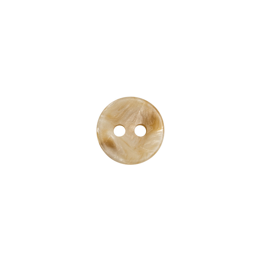 Beige Marbled Shell 2-Hole Button - 16L/10mm Beige Marbled Shell 2-Hole Button - 16L/10mm