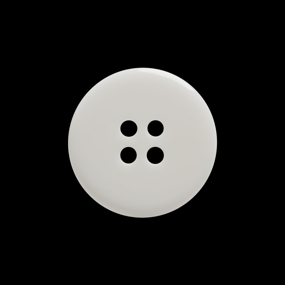 Off White Clover 4-Hole Plastic Button - 36L/23mm Detail Off White Clover 4-Hole Plastic Button - 36L/23mm Detail