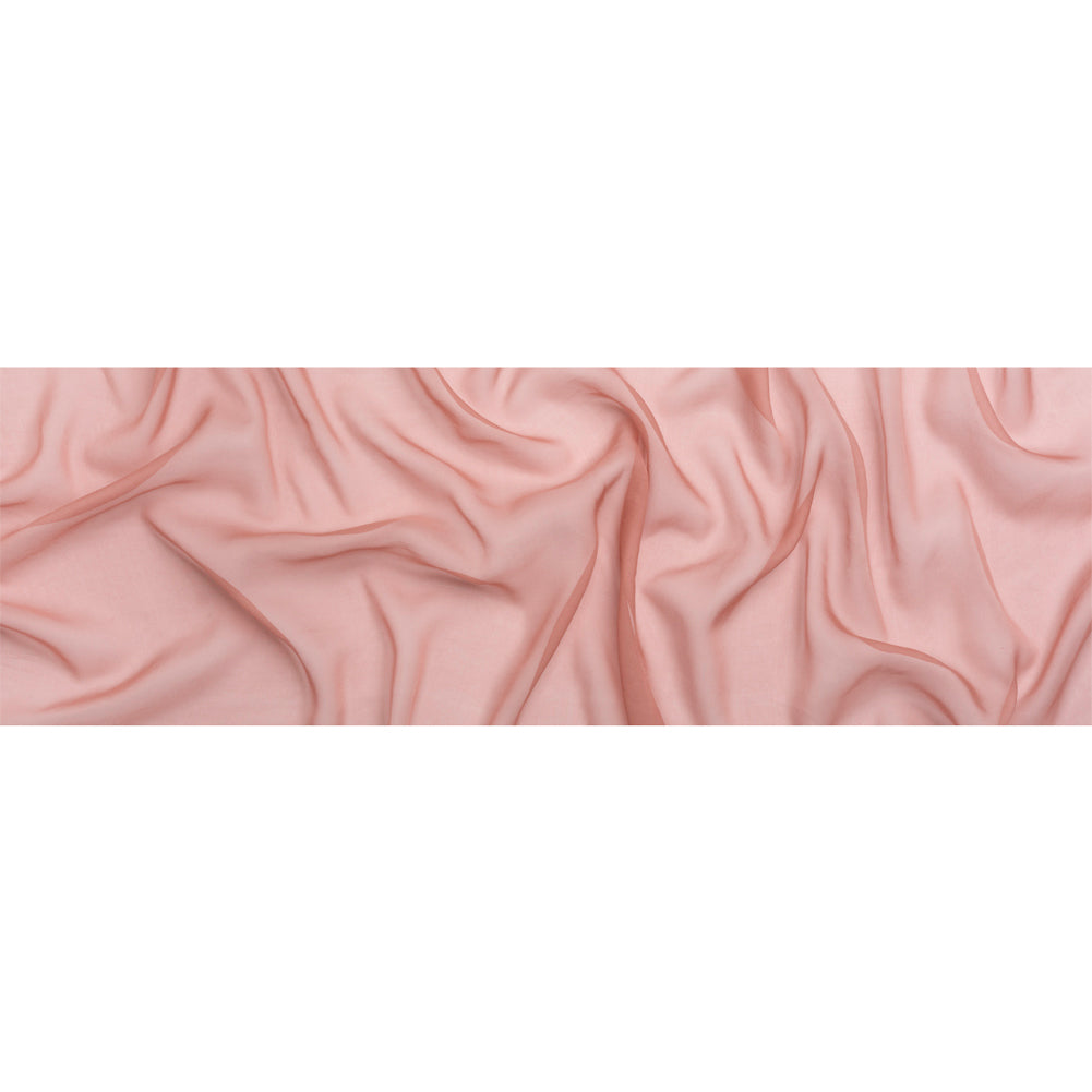 Chiffon-Like Silk Voile - Dark Rose Iridescent - Adelaide Collection - Full Chiffon-Like Silk Voile - Dark Rose Iridescent - Adelaide Collection - Full