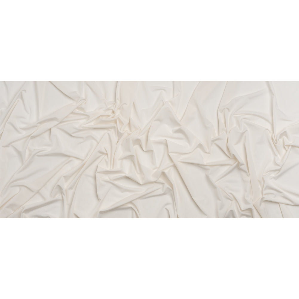 Famous Australian Designer Ivory Stretch Polyester Jersey Full Famous Australian Designer Ivory Stretch Polyester Jersey Full