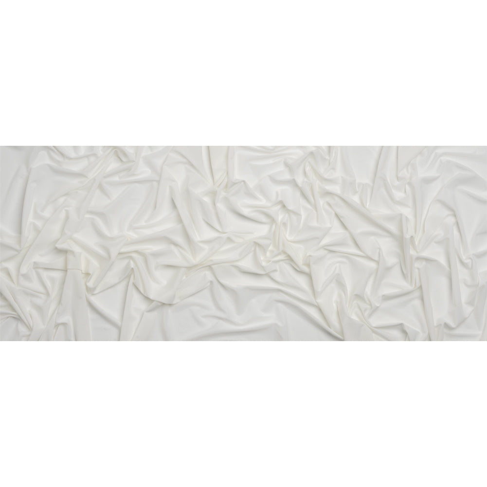 Famous Australian Designer White Stretch Polyester Jersey Full Famous Australian Designer White Stretch Polyester Jersey Full