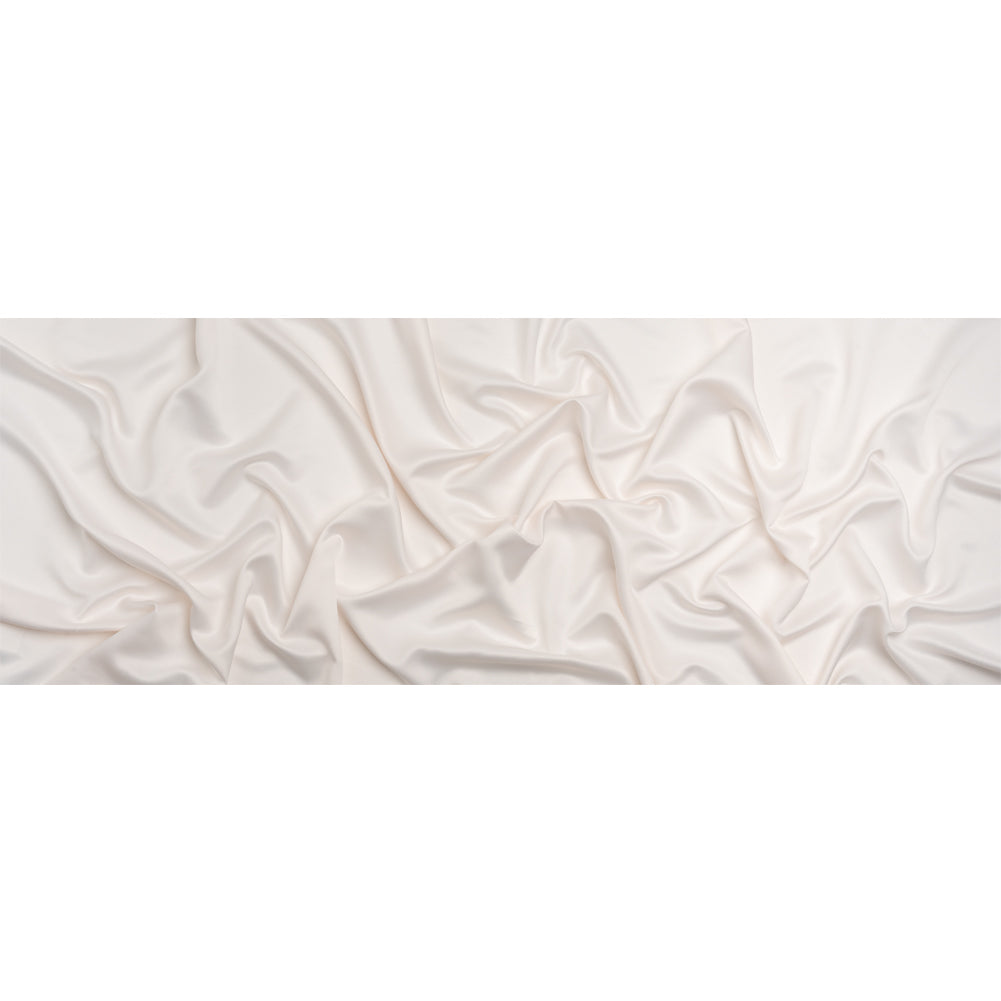 Famous Australian Designer Off White Polyester Satin Full Famous Australian Designer Off White Polyester Satin Full
