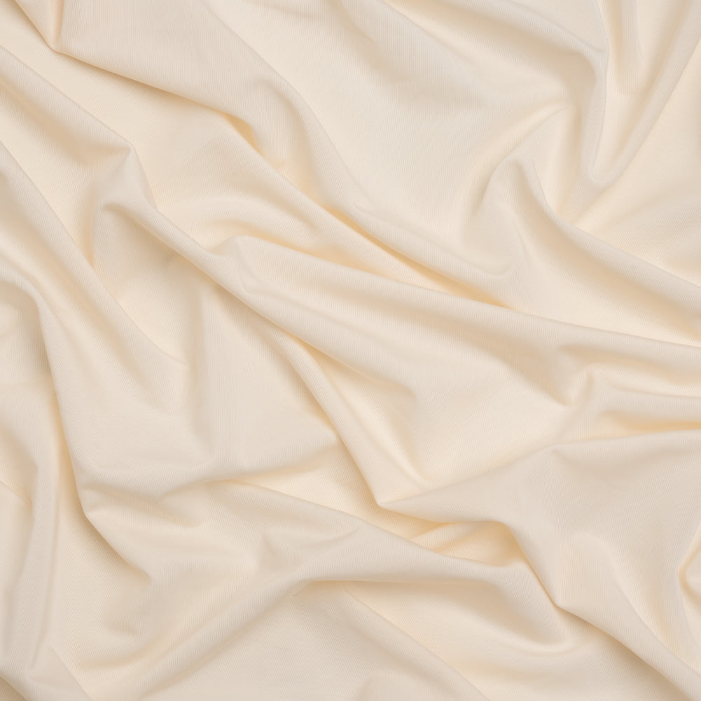 Famous Australian Designer Cream Stretch Polyester Jersey Famous Australian Designer Cream Stretch Polyester Jersey