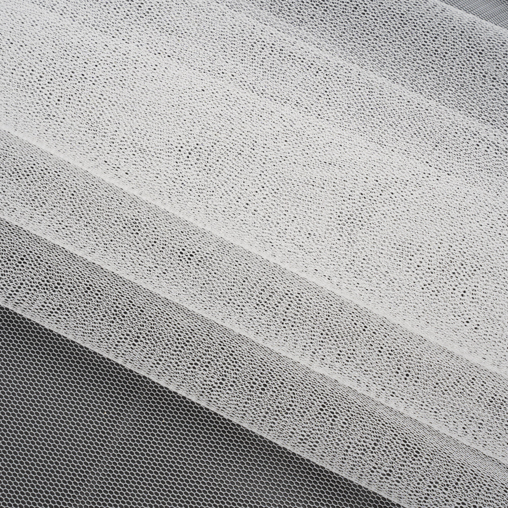 Famous Australian Designer White Polyester Tulle Folded Famous Australian Designer White Polyester Tulle Folded