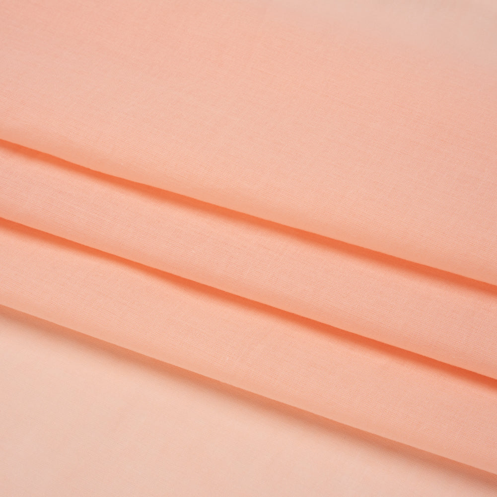 Famous Australian Designer Shell Pink Cotton Voile Folded Famous Australian Designer Shell Pink Cotton Voile Folded