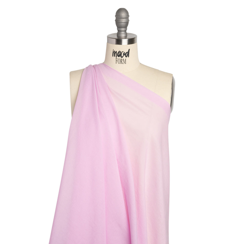 Famous Australian Designer Lilac Cotton Voile Drape Famous Australian Designer Lilac Cotton Voile Drape