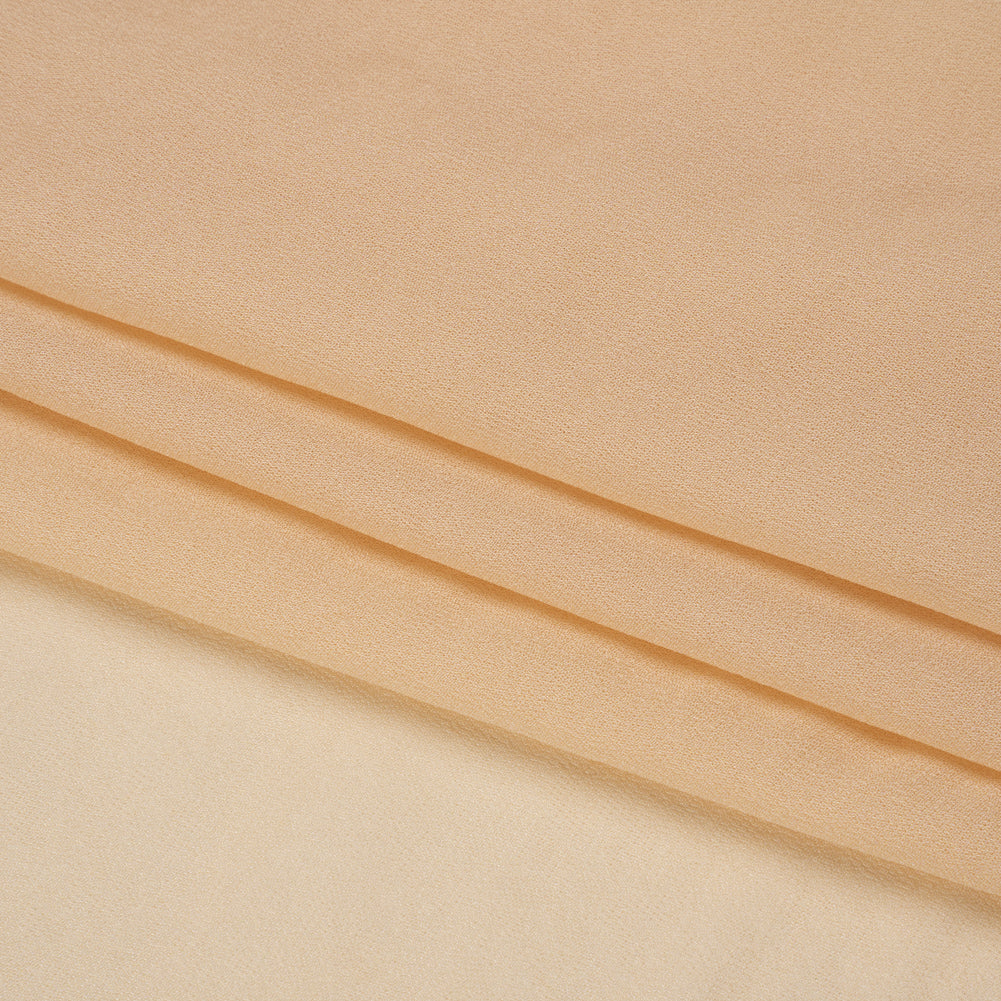 Famous Australian Designer Nude Viscose Georgette Folded Famous Australian Designer Nude Viscose Georgette Folded