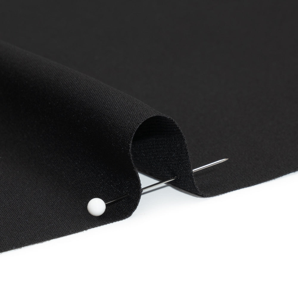 Famous Australian Designer Black Drapey Polyester Woven Detail Famous Australian Designer Black Drapey Polyester Woven Detail