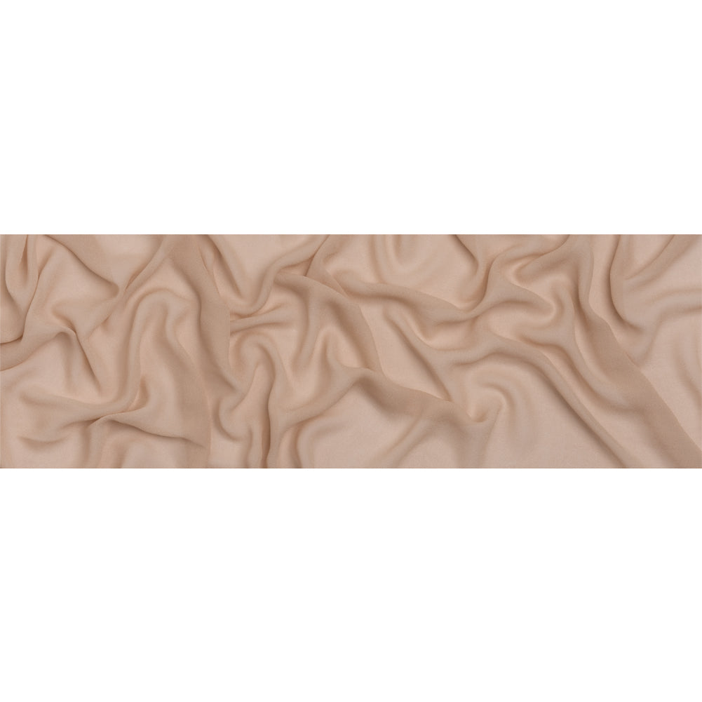 Famous Australian Designer Nude Viscose Georgette Full Famous Australian Designer Nude Viscose Georgette Full