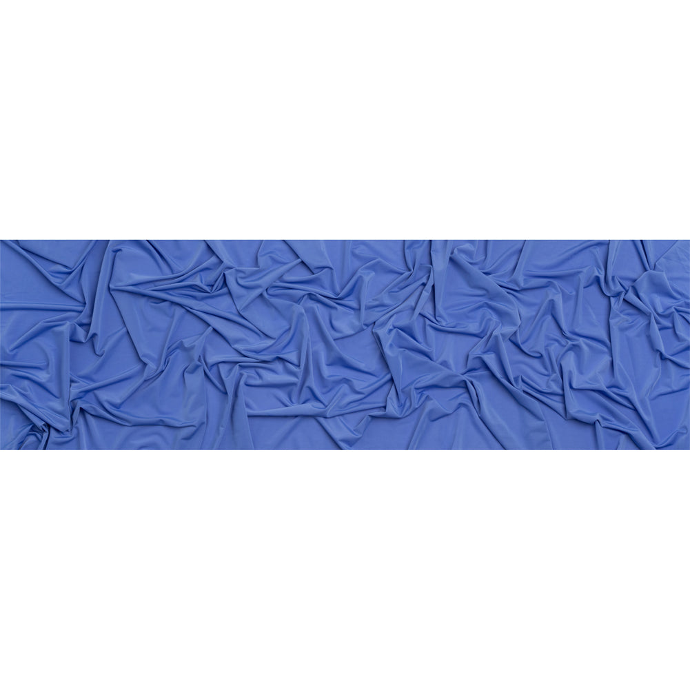 Famous Australian Designer French Blue Stretch Polyester Jersey Full Famous Australian Designer French Blue Stretch Polyester Jersey Full