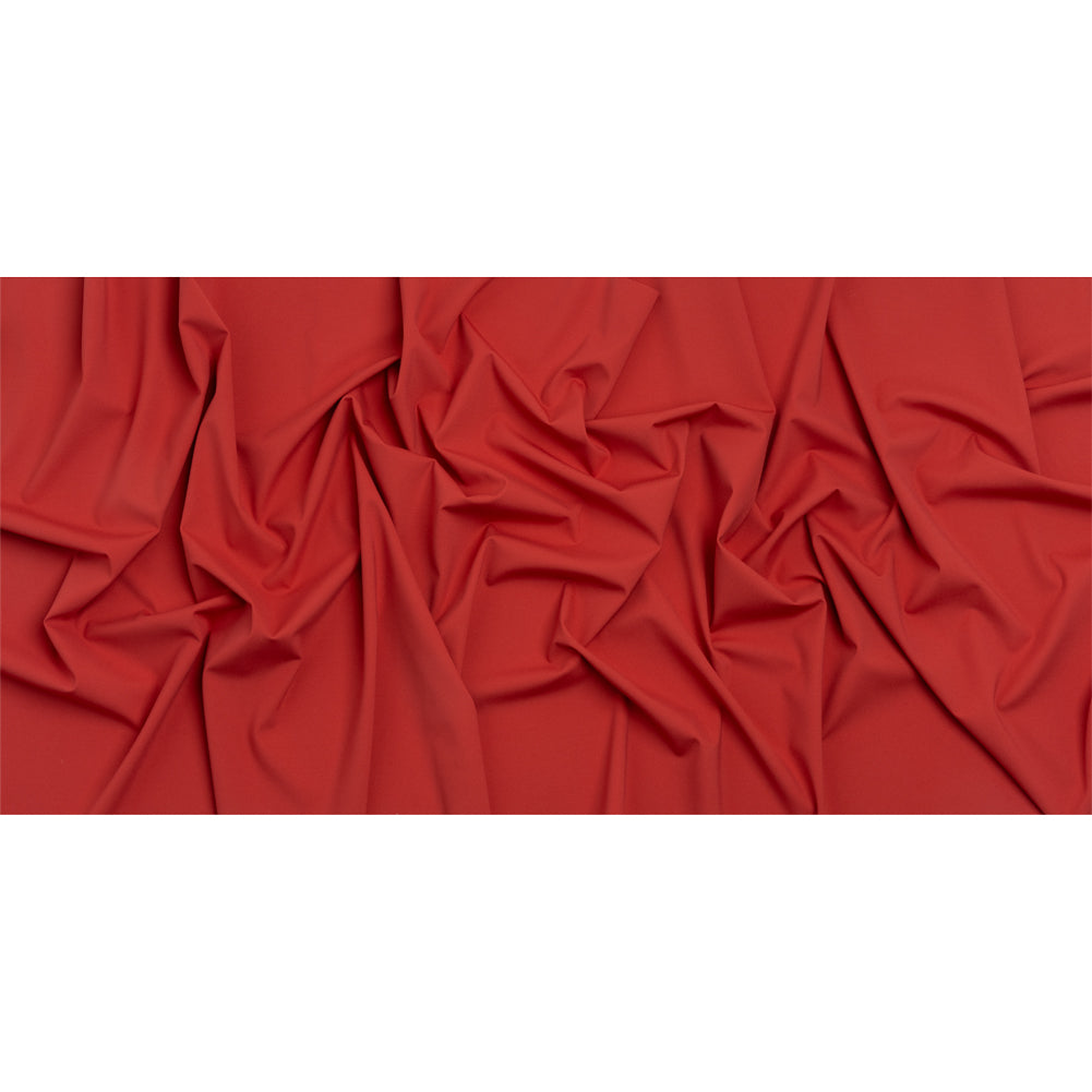 Famous Australian Designer Red Stretch Polyamide Interlock Knit Full Famous Australian Designer Red Stretch Polyamide Interlock Knit Full