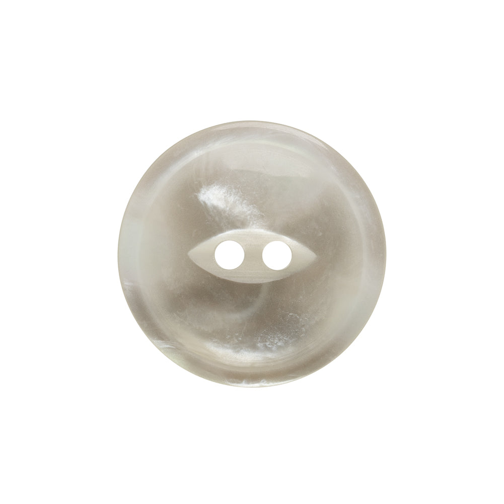Plastic 2-Hole Button - 36L/23mm - Translucent White Swirl Plastic 2-Hole Button - 36L/23mm - Translucent White Swirl