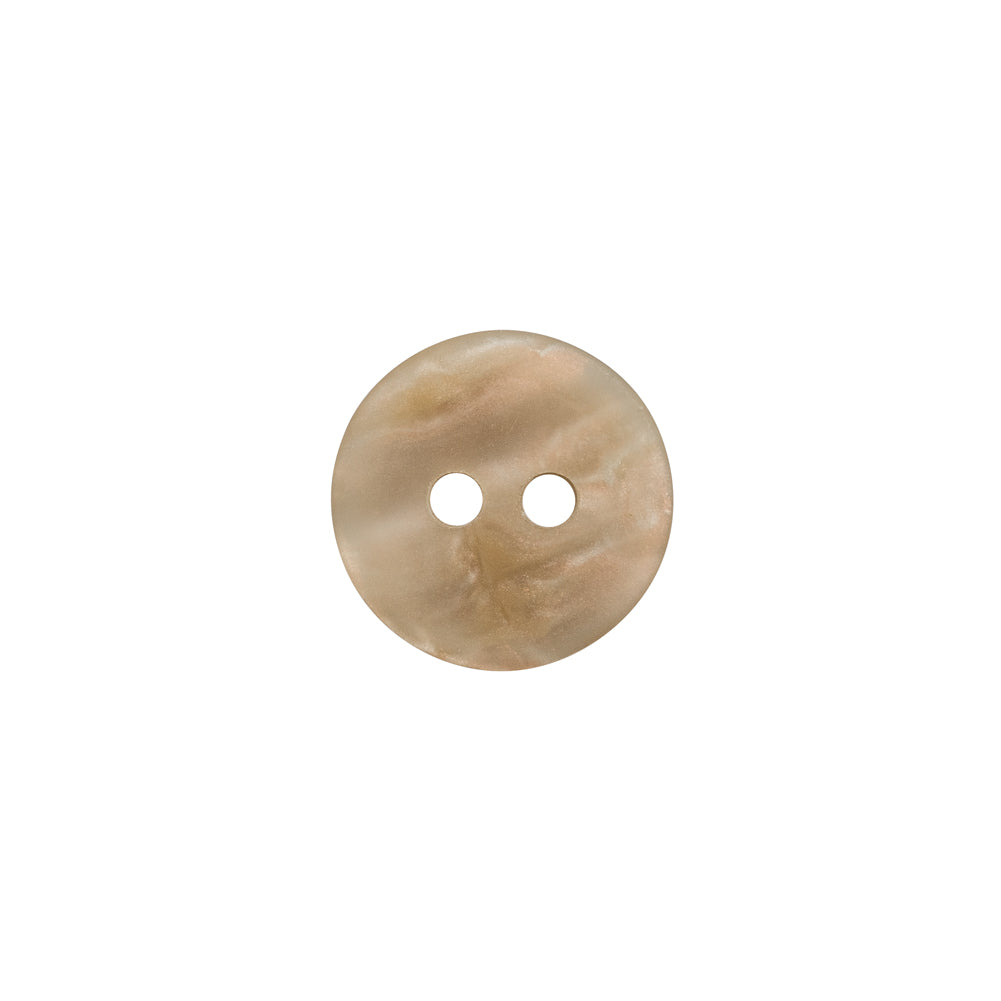 Plastic 2-Hole Button - 20L/12.5mm - Shimmering Cream Plastic 2-Hole Button - 20L/12.5mm - Shimmering Cream