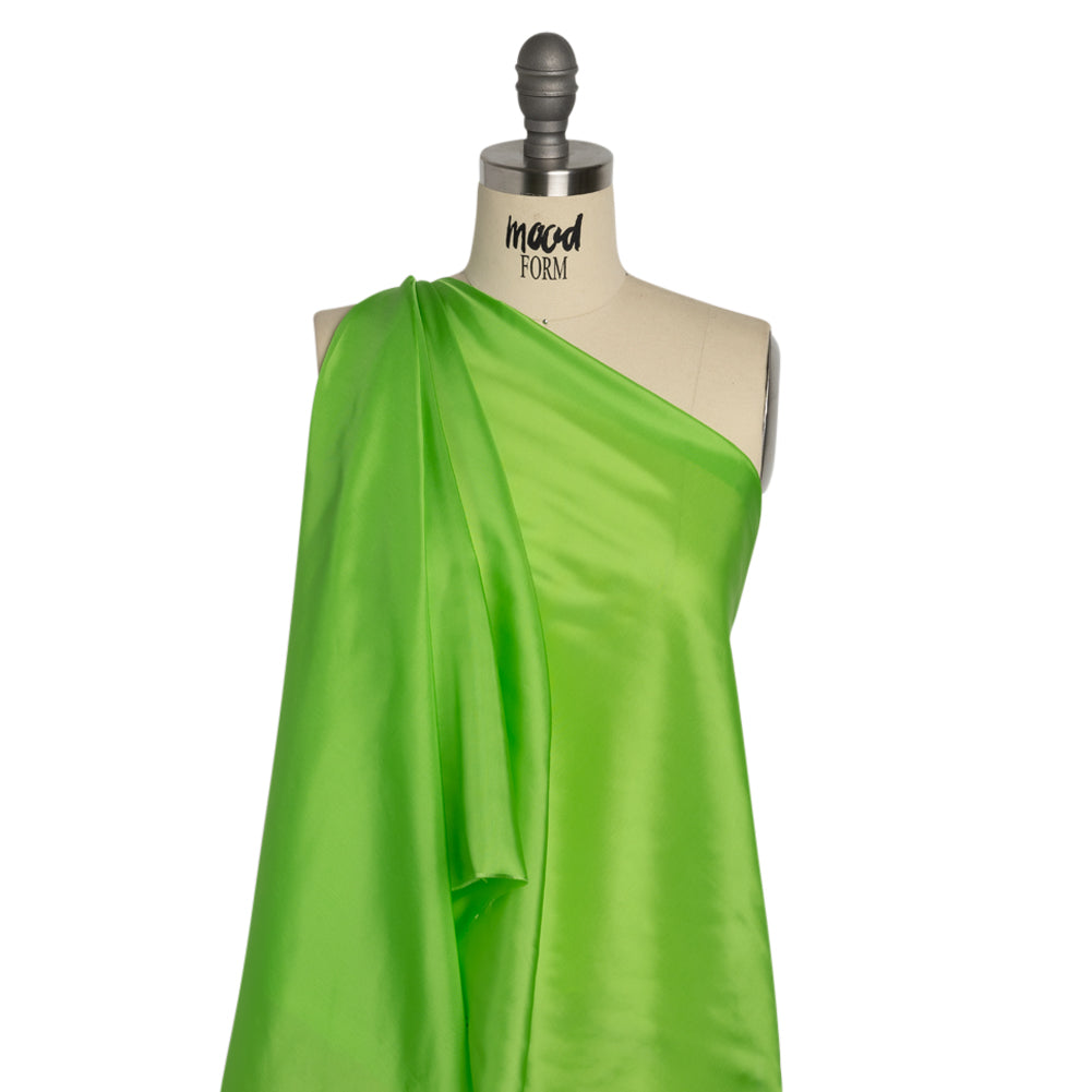 Bemberg Lining - Lime Green - Lucidum Collection - Drape Bemberg Lining - Lime Green - Lucidum Collection - Drape
