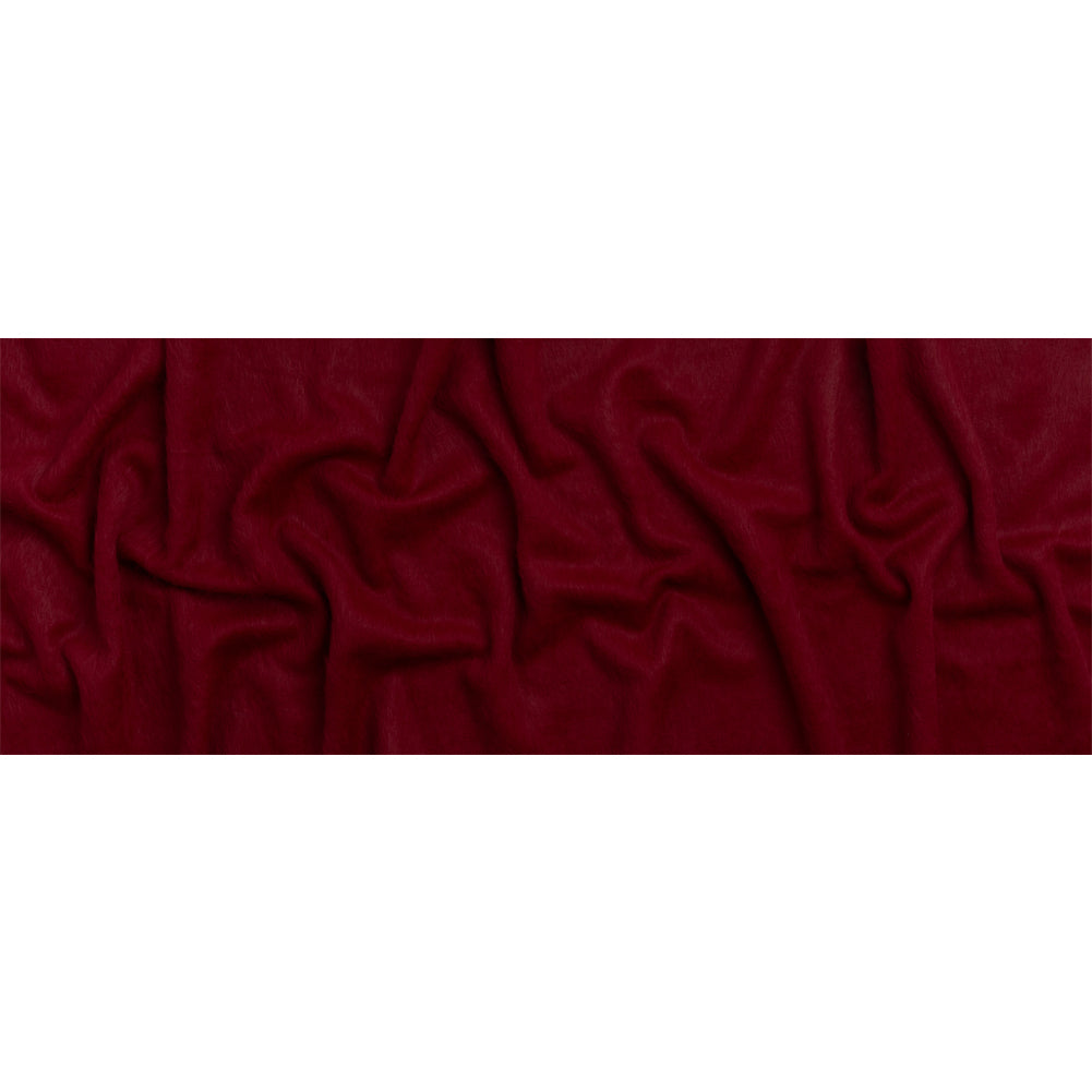 Wine Fuzzy Blended Wool Coating Full Wine Fuzzy Blended Wool Coating Full