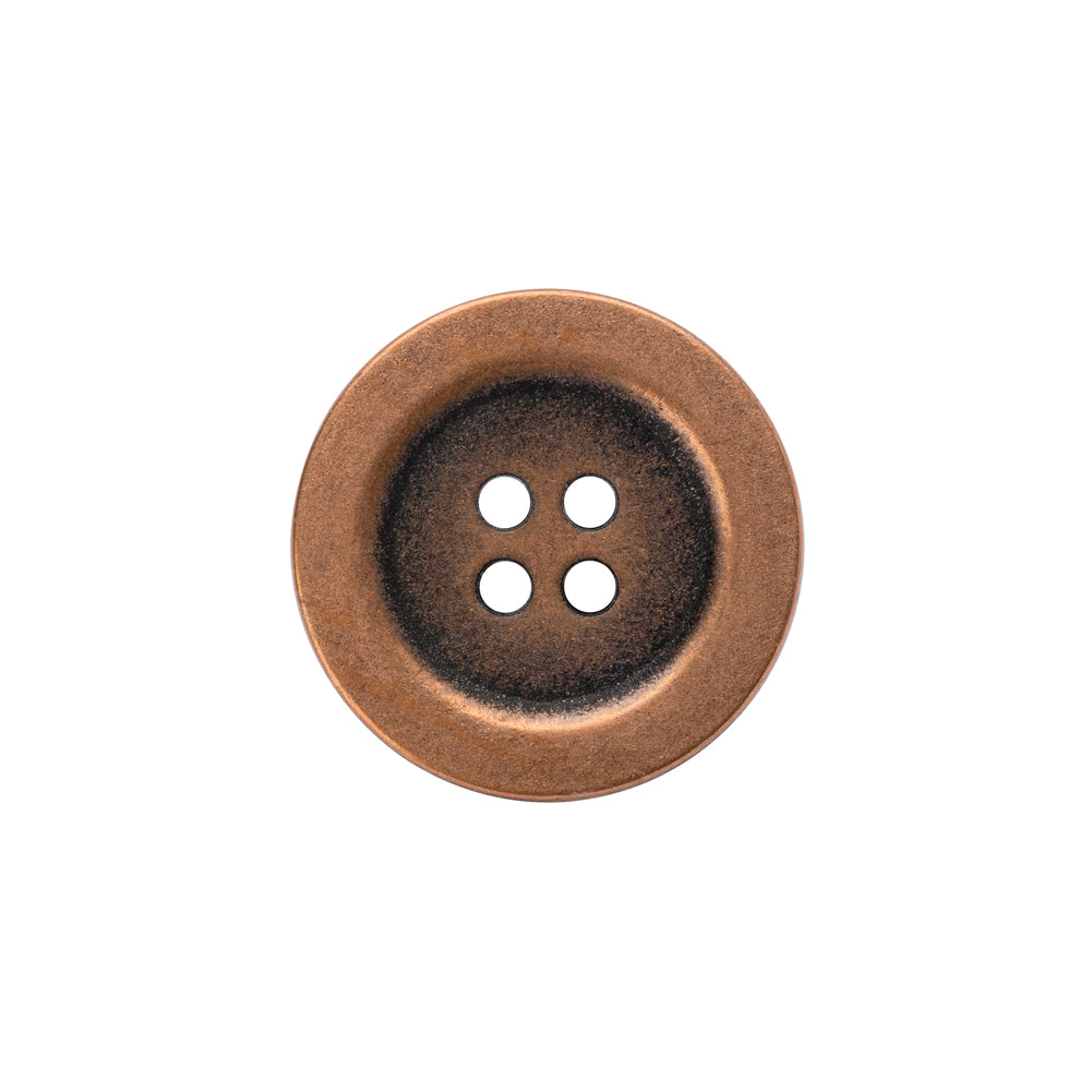 Metal 4-Hole Button - 32L/20mm - Copper Metal 4-Hole Button - 32L/20mm - Copper
