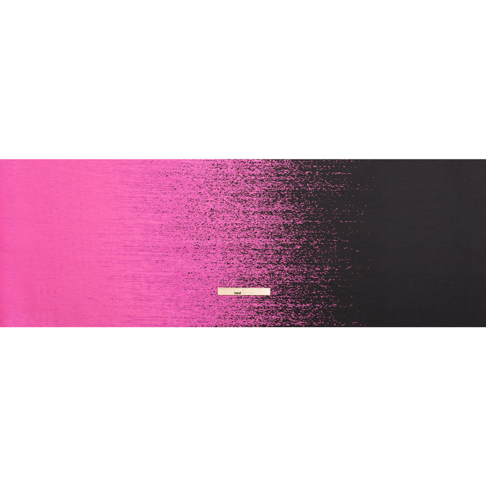 Magenta and Metallic Black Striated Luxury Brocade - Full Magenta and Metallic Black Striated Luxury Brocade - Full