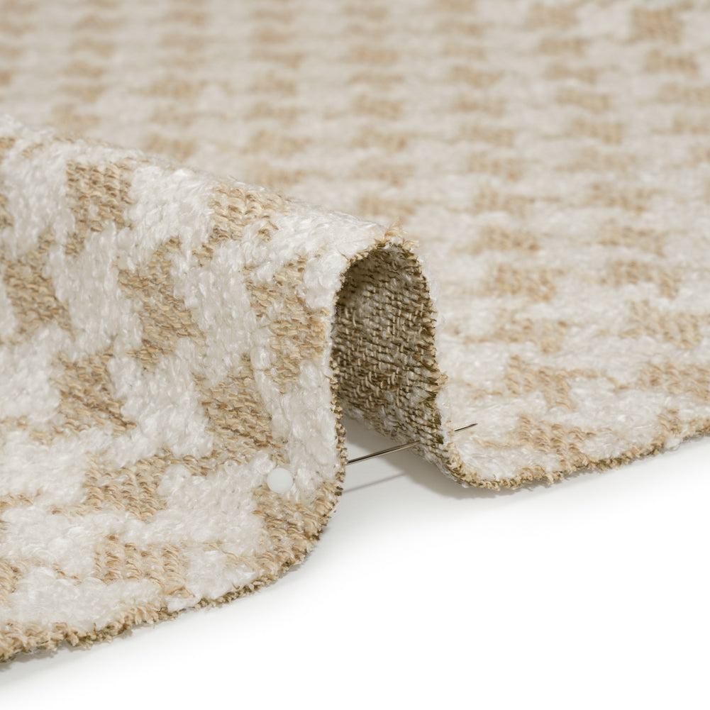 Cloud Houndstooth Boucle Upholstery Jacquard Detail Cloud Houndstooth Boucle Upholstery Jacquard Detail