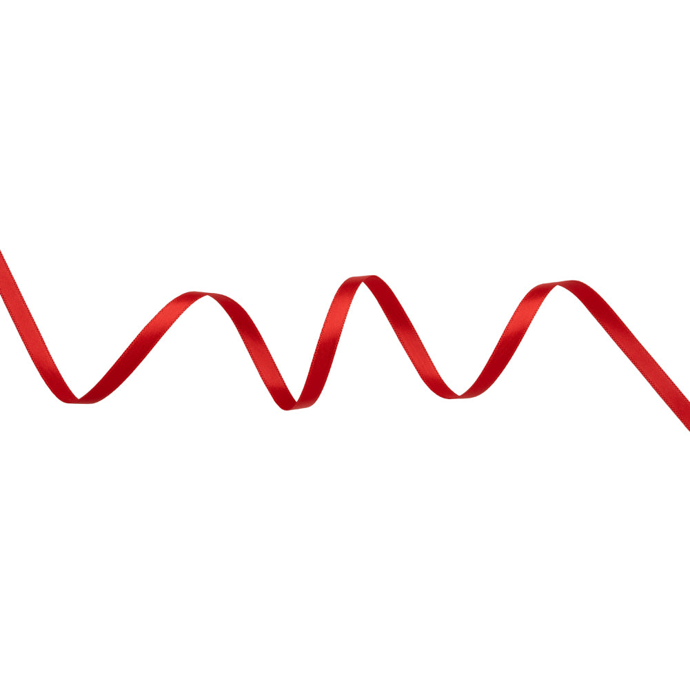 Satin Ribbon Double Faced - 0.25" - Red Satin Ribbon Double Faced - 0.25" - Red