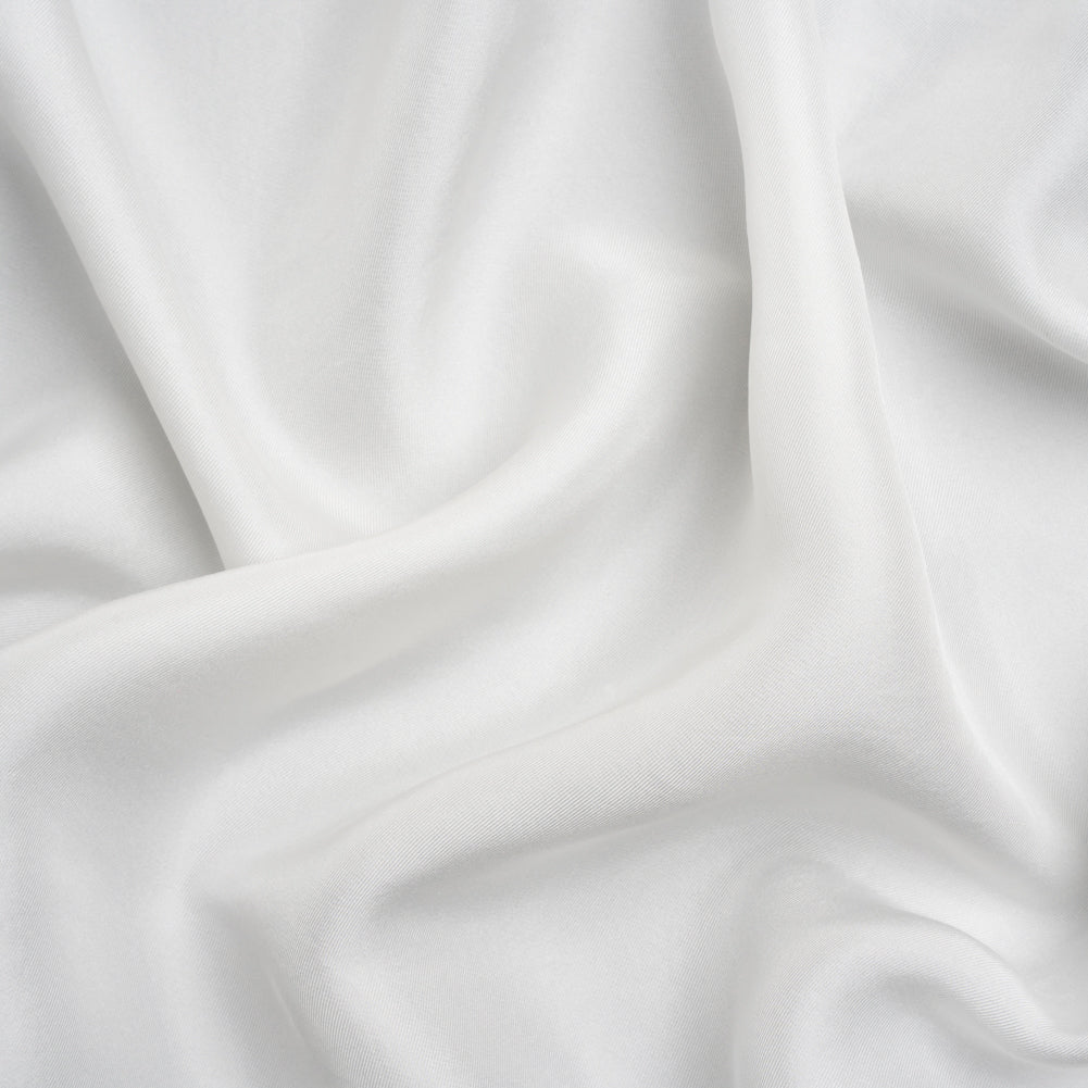 Washed Silk Twill 18mm - Off-White Washed Silk Twill 18mm - Off-White