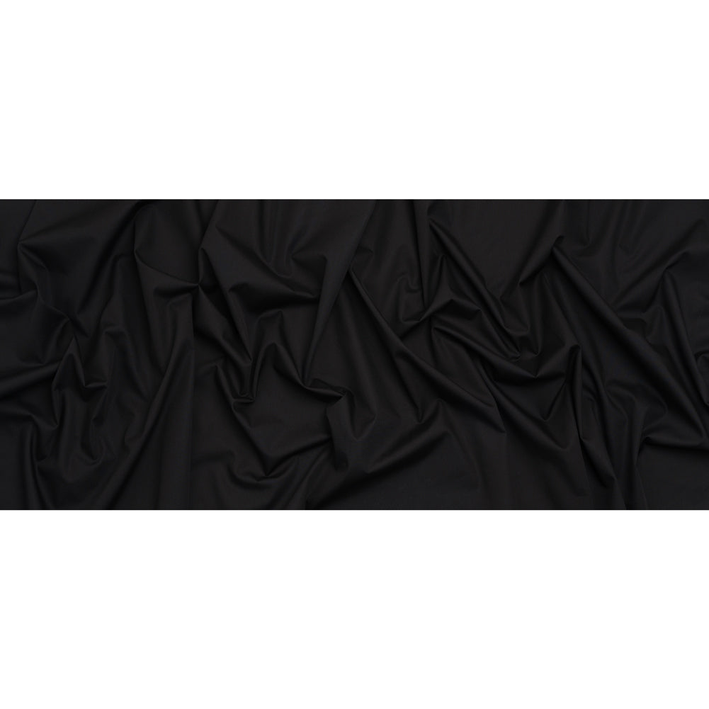 Lightweight Egyptian Cotton Shirting - Black Full Lightweight Egyptian Cotton Shirting - Black Full