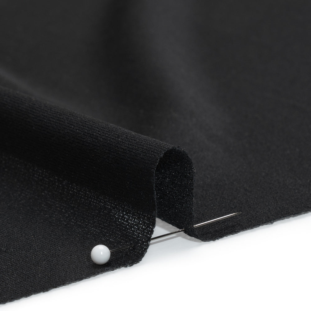 Medium Weight Knit Fusible Interlining, Single Sided - Black Detail Medium Weight Knit Fusible Interlining, Single Sided - Black Detail