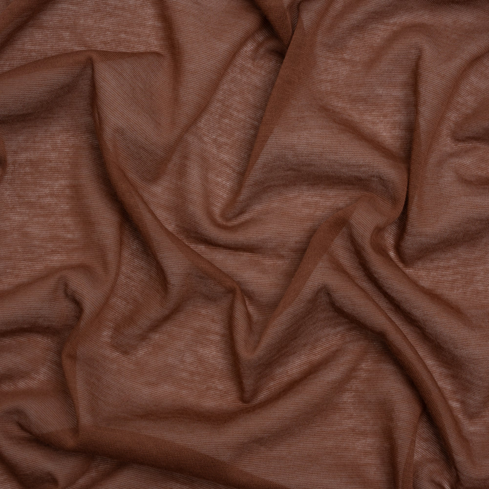 Featherweight Rayon Jersey - Auburn Brown - Designer Deadstock Featherweight Rayon Jersey - Auburn Brown - Designer Deadstock