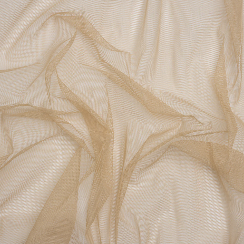 Polyester Tulle - Sand - Designer Deadstock Polyester Tulle - Sand - Designer Deadstock