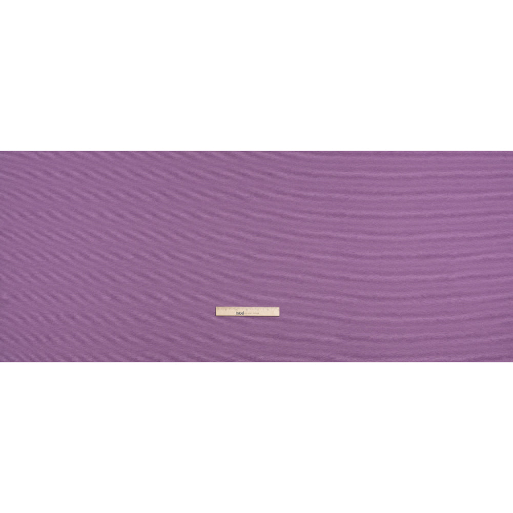 Stretch Knit Jacquard by Mara Hoffman - Lavender and Lilac Ribbed Candy Stripes - Designer Deadstock - Full Stretch Knit Jacquard by Mara Hoffman - Lavender and Lilac Ribbed Candy Stripes - Designer Deadstock - Full