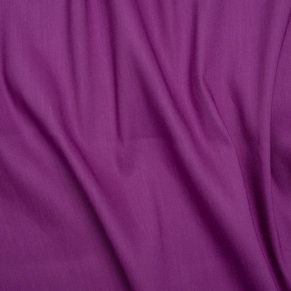 Stretch Linen Woven - Magenta Purple - Asturias Collection Stretch Linen Woven - Magenta Purple - Asturias Collection