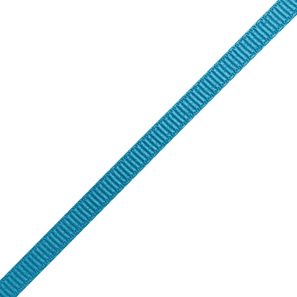 Grosgrain Ribbon - 5mm - Blue - Folded Grosgrain Ribbon - 5mm - Blue - Folded