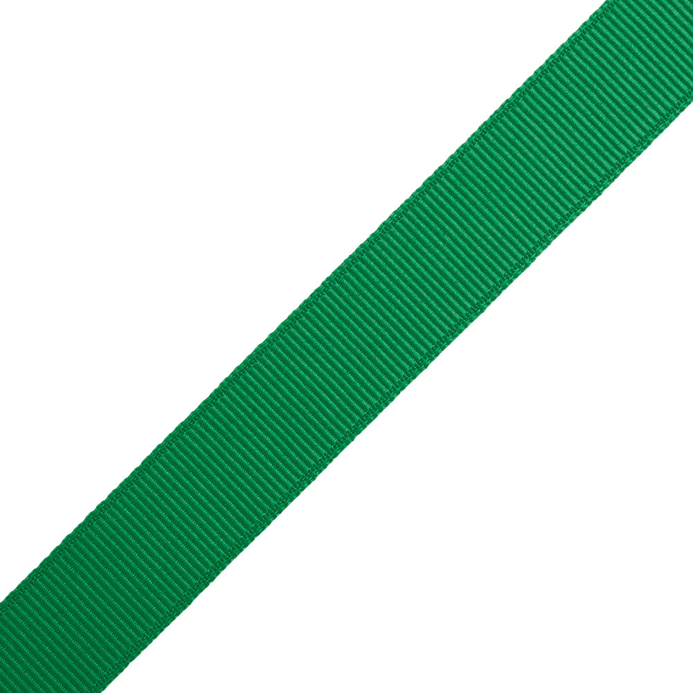 Grosgrain Ribbon - 15mm - Emerald - Folded Grosgrain Ribbon - 15mm - Emerald - Folded